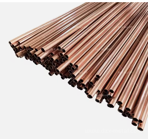 Custom Brush 1/4 Hard Seamless Copper Pipe For Electrical Cables Wires And Connectors