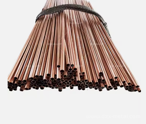 Custom Brush 1/4 Hard Seamless Copper Pipe For Electrical Cables Wires And Connectors