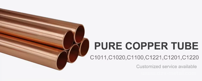 Custom Brush 1/4 Hard Seamless Copper Pipe For Electrical Cables Wires And Connectors
