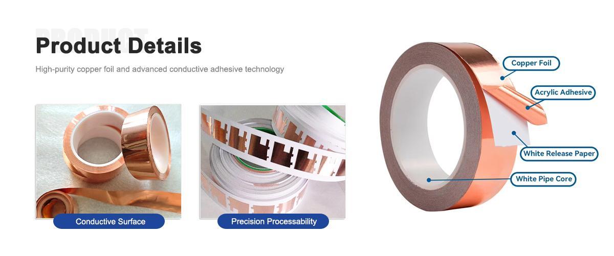 0.05mm Thin Copper Foil Tape Ultra Thin & Ductile, Custom Widths